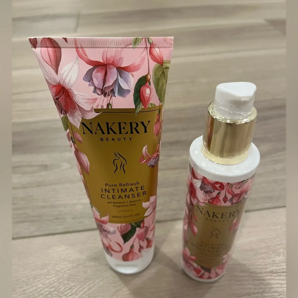 Nakery Pure Refresh Intimate Cleanser And Moisturizer ph Balance Restore SEALED